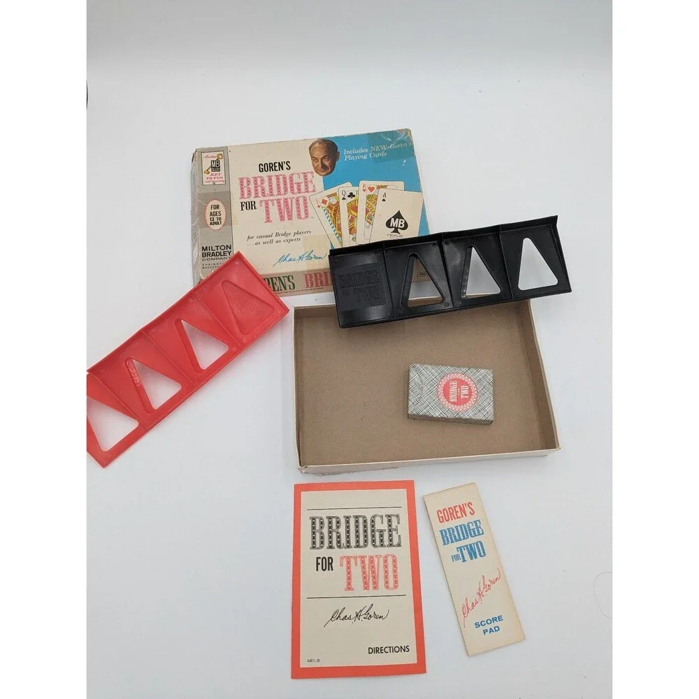 Vintage Milton Bradley Bridge game